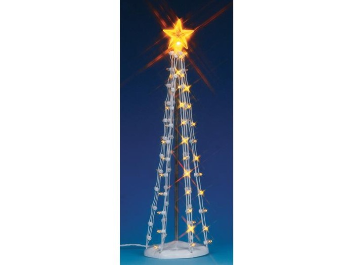 Afbeelding bij Lemax Lighted Silhouette Tree (Clear) Large